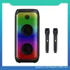 Novos Produtos Transfronteiriços de Comércio Exterior Alto-falantes de Presente Duplos de 5 polegadas Subwoofer Sem Fio Alto-falante Bluetooth Luz Ambiente RGB que Muda de Cor