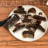 Alian otoño e invierno estilo francés estampado de leopardo profundo acetato de alto sentido estilo ins pinza para el cabello horquilla para el cabello accesorios para el cabello joyería coleta alta