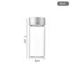 Em estoque frasco de reagente de 30 mm frasco de vidro transparente frasco de amostra de medicamento pequeno frasco de Cordyceps frasco pequeno frasco selado de vidro