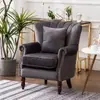 Sofá de terciopelo individual estilo americano, sillón perezoso a rayas retro simple, silla sofá de cuero para balcón de casa, sofá pequeño de moda