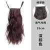 Correa para peluca cola de caballo onda de agua cabello rizado coleta alta en stock al por mayor ion caliente barba de maíz cola de caballo caliente de nube