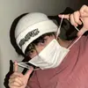 Gorro de lana para otoño e invierno para hombre, estilo ins vintage, letras bordadas, hip hop, gorro de punto cálido, marca de moda femenina, gorro para el frío, generación de cabello