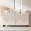 Aparador de pizarra estilo italiano, mueble de almacenamiento moderno minimalista para sala de estar, armario de cocina de lujo ligero, mueble de almacenamiento de té y vino montado en la pared