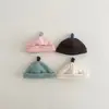 Gorro Yipan para Bebé Otoño Invierno 2026 Nuevo Color Sólido Gorro Piel de Melón Infantil Pequeño Cálido Cortavientos Gorro de Propietario para Niños