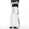 Pantalones casuales de bloques de color a rayas estilo americano para hombre, pantalones tácticos ligeros de verano para exteriores de secado rápido, pantalones cargo deportivos de corte holgado