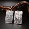 Colgante Chiba Plata Tailandesa Signo del Zodiaco Doce Dios Guardián Colgante para Hombres: Colgante de Rata, Buey, Tigre, Conejo, Dragón, Serpiente, Caballo, Oveja, Mono, Gallo, Perro, Cerdo