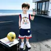 Ropa infantil de Ultraman conjunto de verano para niños 2026 nuevo estilo chaleco sin mangas para niños ropa infantil moderna genial elegante