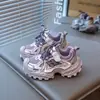 2026 Verano Nueva Moda Tendencia Zapatos de Malla con Suela de Neumático Antideslizantes Estilo Papá para Niños y Niñas Zapatos Deportivos Casuales