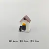Villa, Casa Pequeña, Casa Antigua, Casa de Nieve, Modelo Arquitectónico, Adornos de Micro-Paisaje Hechos a Mano, Decoraciones de Suculentas, más de 9 Yuan, Edificio Redondo