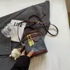 Bolso Pequeño Vintage Versátil para Mujer Otoño 2024 Nueva Moda Nicho Bolso Cruzado Textura Romboidal Bolso Cubo Portátil