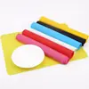 Jogo Americano de Silicone Infantil Estudante Mesa de Jantar Impermeável e à Prova de Óleo Retangular Isolamento Térmico para Crianças do Ensino Fundamental Bebê Dobrável