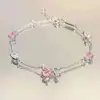 2026 Venta Caliente Naranja Otoño Triturado Ligero Moda Estilo Lujo Ligero Pulsera Dulce Diseño Estilo Femenino Regalo para Mejor Amiga Novia