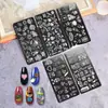 Suministro Transfronterizo de Juegos de Placas de Estampado para Uñas, Plantillas DIY de Transferencia para Uñas, Venta al por Mayor de Fabricantes