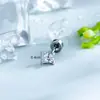 Pendientes Apilables de Estrella de Cuatro Hojas de la Suerte con Circonita y Pin Recto, Tornillos para Hélice Auricular de Aleación de Titanio, Joyería para Perforación de Oreja
