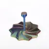 Torre de Cenoura Popular 3D Impressa Transfronteiriça com Alça, Brinquedo Sensorial Fidget Estrela para Alívio de Estresse com Ponta dos Dedos