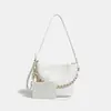 Bolso Retro para Commuter para Mujer Primavera 2026 Nuevo Bolso de Hombro Casual Bolso de Mano Bolso Cruzado con Cadena Texturizada de Gran Capacidad