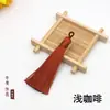 Anillo de tiro con borla de 8 cm DIY tejido a mano puro borla de anillo de tiro borla borla de nudo chino