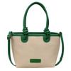 Bolsa de Palha Estilo Praia Férias de Verão Bolsa Carteiro Transversal 2025 Novo Estilo Bolsa Cesto de Vegetais Nó de Corda Bolsa Tecida