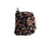Nuevo Monedero Estampado de Leopardo, Estuche Protector para Mini Auriculares Bluetooth, Bolso Portátil para Identificación, Portatarjetas, Bolsa para Guardar Joyas