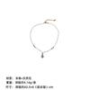 Nuevo Collar de Cuentas de Piedra Natural con Esmalte al Óleo de Moda China, Lujo Ligero, Retro Exquisito, Combinable con Todo, Cadena para Clavícula