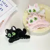 Versión coreana 2024 de clip de gato tridimensional de peluche lindo clip de tiburón para el cabello clip para el cabello clip para el cabello parte posterior de la cabeza de los niños