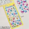 Pegatinas de Cristal 3D con Relieve de Gota de Agua Vintage Lindas Gotas de Lluvia con Brillo Pegatinas Decorativas de Resina para Manualidades