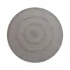 Tapete Redondo Artesanal de Lã Natural Manta para Mesa de Centro de Sala de Estar Manta para Cabeceira de Quarto Tapete de Chão de Luxo Leve Nórdico de Alta Qualidade