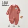 Roupa para Bebê Anyang Macacão para Bebê Classe A Algodão Puro Manga Longa Roupa para Engatinhar Pijama para Bebê Body Jacquard Sem Costura