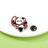 Broche Panda Milán Juegos de Invierno Baloncesto Fútbol Bádminton Tenis de Mesa Colección Conmemorativa Insignia de Aleación