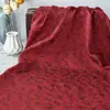 Tecido Jacquard com Folha de Ginkgo em Relevo Tridimensional, Tecido Tingido em Fio para Vestidos, Camisas Cheongsam Vintage, Jaquetas, Bolsas Artesanais