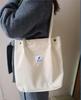 Bolso de Hombro de Pana Clásico Estilo Coreano ins Chic Simple Artístico Fresco Estudiante Mochila Bolso Casual Portátil