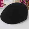 Gorro de lana informal para exteriores de invierno para hombres y mujeres, boina de lana de estilo coreano de moda, gorro de moda