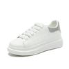 Sapatos Brancos de Sola Grossa para Homens e Mulheres, Sapatos de Primavera, Outono e Inverno, Sapatos de Casal Celebridade da Internet que Aumentam a Altura, Sapatos Esportivos Casuais Versáteis Ins Trbottomy