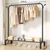 Perchero vertical de pie para ropa perchero colgante para ropa de dormitorio móvil con ruedas hogar sala de estar influencer perchero de secado de lujo ligero