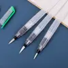 Conjunto de 6 Canetas Pincel de Água com Cerdas de Nylon Brancas e Cabos de Plástico, Canetas de Mistura Preenchidas com Água, Canetas de Pintura com Armazenamento de Água, Canetas Pincel, Canetas de Aquarela