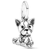 Panjia Novo Quente Prata Robô Leão Ouriço Gato Cabeça Contas DIY Acessórios Pulseira Pulseira