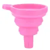 Embudo Plegable de Silicona Portátil Embudo de Cuello Largo Embudo Telescópico para Drenaje de Aceite Embudo Grueso de Cocina para Hogar para Dispensar Líquidos Embudo de Rejilla para Aceite