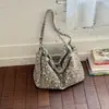 Bolso Elegante con Estampado de Leopardo para Mujer 2026 Nuevo Tendencia Estilo Coreano Estilo Universitario Bolso Tote Casual Gran Capacidad Bolso de Mano y Hombro