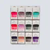 Nuevo clavo largo en T 12 piezas de uña postiza con gel de gelatina moda simple parche para uñas largo