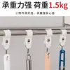 Gancho Clip de Abrazadera para Barra de Tubo Clip para Abrazadera de Barra Transversal de Tubo de Acero Baño Cocina Sin Taladro Gancho de Almacenamiento Multifuncional Colgante