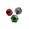 Dados Metálicos de Aleación de Zinc Hechos a Medida Multilaterales Set de Dados para Juego de Mesa Dnd Dados Grabados Venta al por Mayor