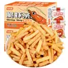 Tiras de camarón, papas fritas, rodajas de camarón fresco, popular en línea, Bizan, para calmar el antojo, snacks de oficina, botanas, comida para el ocio, sustituto de comida, para calmar el antojo