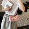 Bolso Pequeño de Nylon para Axila Estilo Coreano de Nicho para Mujer 2025 Nuevo de Moda Versátil Ins Bolso de Hombro Único Cruzado tipo Sillín