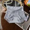 Ropa interior de encaje de cintura alta para mujer elegante jacquard cómoda que envuelve la cadera antibacterial entrepierna de seda de morera bóxer pequeño que envuelve la cadera calzoncillos