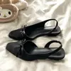 Nuevas Mules de Estilo Francés para Primavera/Verano 2026 con Punta Cerrada, Tacón Bajo, Zapatos Suaves para Mujer, Zapatos Individuales Versátiles para Comercio Transfronterizo