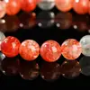 Jingde Jewelry Pulsera Arusha con Puntos Dorados Naturales Grado 8A Pulsera de Piedra Solar de una Sola Ronda Joyería de Regalo Venta al por Mayor
