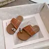 Sandalias de Tanga Tejidas Retro para Mujer, Nuevas Sandalias Slip-On de Nicho Verano 2026, Zapatos Planos Romanos de Playa