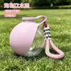 Suministros para mascotas: botella de agua portátil para perros, taza de viaje plegable, dispensador de agua en forma de bola, botella de agua para mascotas