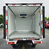 Unidade de Refrigeração para Caminhão Refrigerado Pode Exportar Elétrico Puro Nova Energia Caminhão Refrigerado Tipo Pão Pequeno Caminhão Isolado Refrigerado Placa Azul