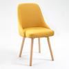 Silla Individual de Madera Maciza Estilo Nórdico Respaldo Silla de Comedor Ins Taburete de Maquillaje de Celebridad Cibernética Silla de Escritorio para Computadora Hogar Simple